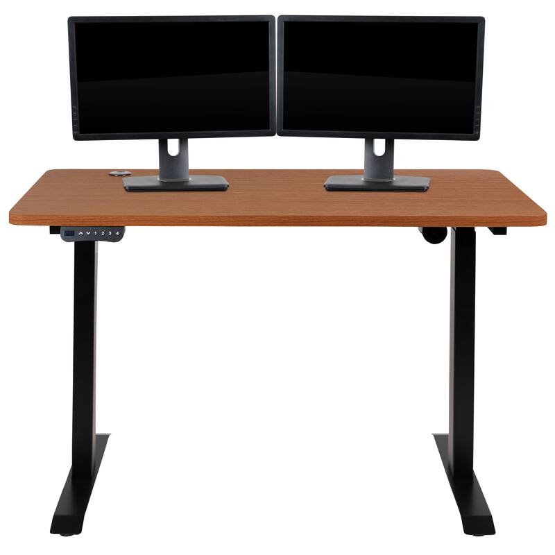 Electric Height Adjustable Standing Desk - 48" Wide x 24" Deep