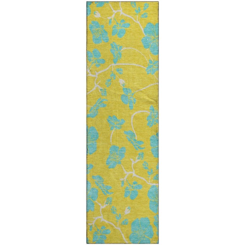 Premium Washable Super Soft Modern Floral Mayfield Rug