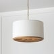 preview thumbnail 4 of 5, Soleil 3-light Matte Brass Convertible Semi-Flush/ Pendant