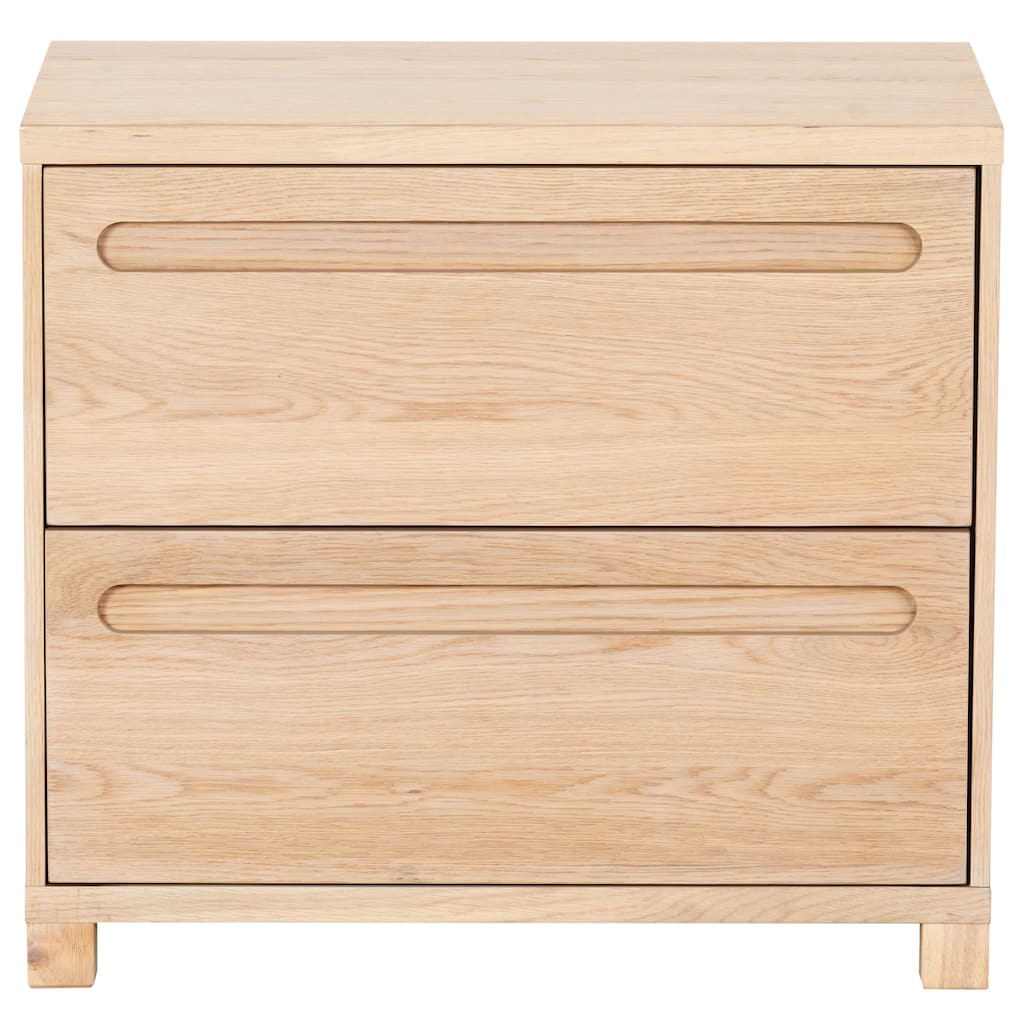 SAFAVIEH Couture Tobiette 2 Drawer Wood Nightstand