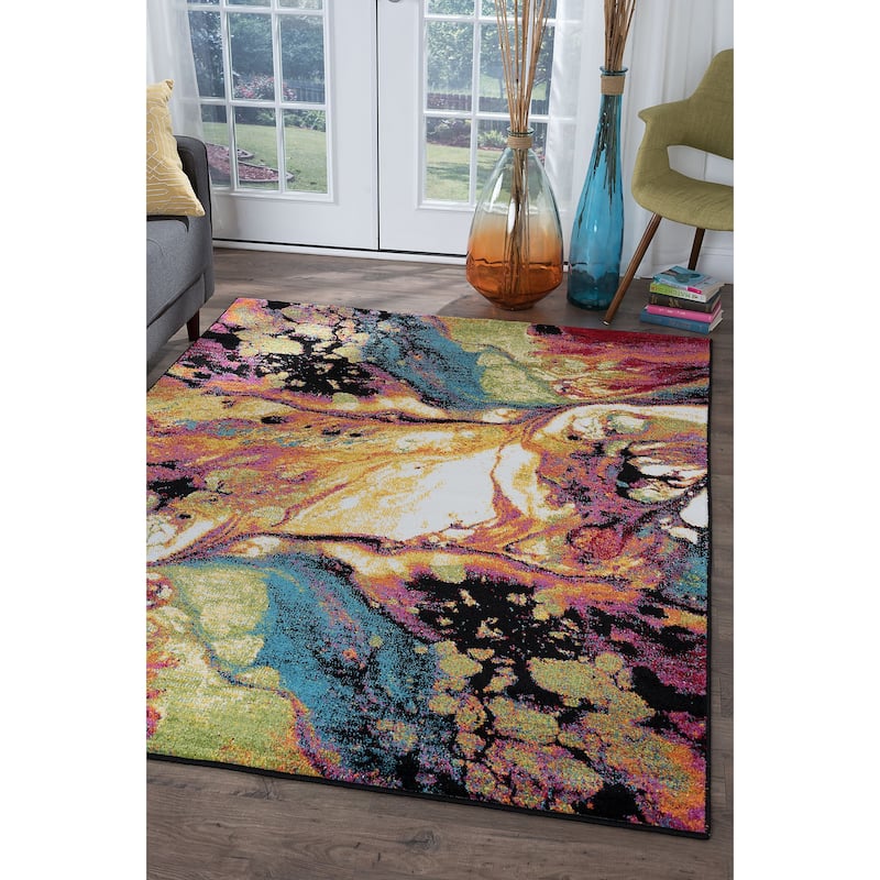 Rhapsody Modern & Contemporary Abstract Indoor Area Rug