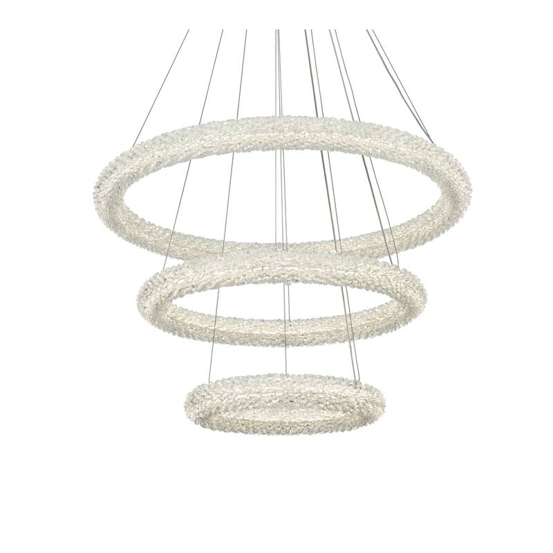Indigo Home 32 inch Adjustable LED Chandelier