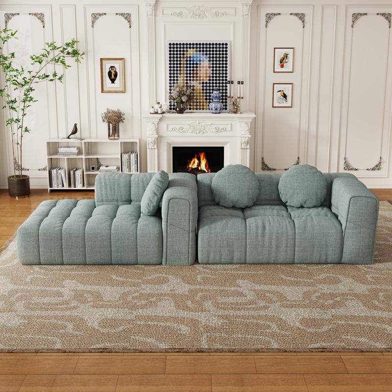103" L-Shaped Modular Sofa, Free Combination (Left and Right Facing)
