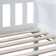 preview thumbnail 6 of 32, Twin Size American Design Triple Bunk Bed Frame with Ladders and Guardrails