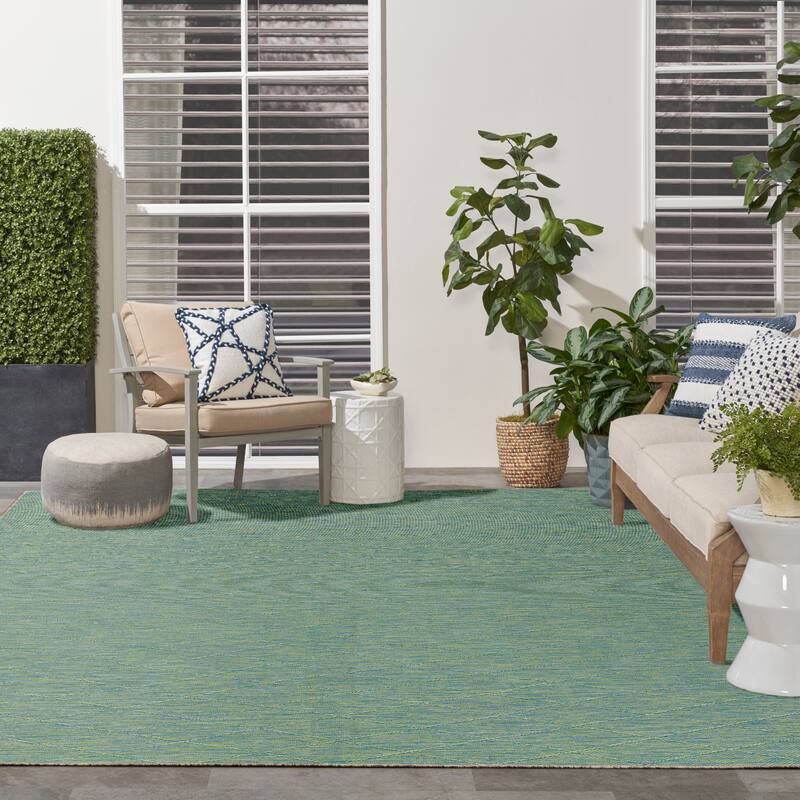 Nourison Practical Solutions Indoor/Outdoor Geometric Area Rug