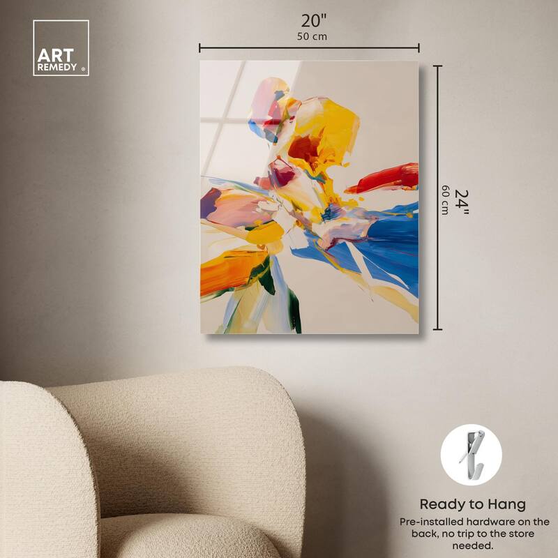 Flippant Bloom I Acrylic by Art Remedy, Ready to Hang