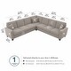 preview thumbnail 8 of 35, Stockton 110W L Shaped Sectional Couch by Bush Furniture