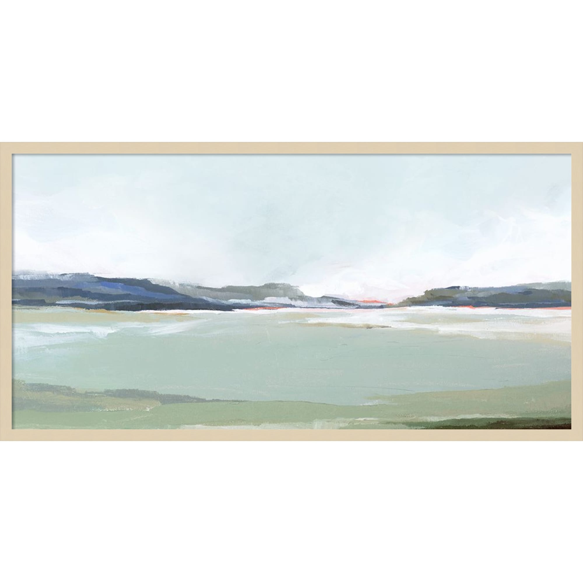 Lakeside ViewA by Isabelle Z Framed Mounted Canvas Wall Art Print