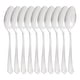 preview thumbnail 1 of 3, 10 Piece Stainless Steel Dinner Spoon Set