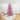Pre-Lit Artificial Tinsel Christmas Tree - 4' - Two Tone Pink - Clear Lights - 4 Foot
