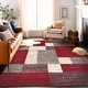 preview thumbnail 71 of 90, World Rug Gallery Modern Boxes Design Non-slip (Non-skid) Area Rug
