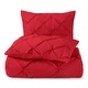 preview thumbnail 123 of 175, Nestl Pinch Pleat 3-piece Duvet Cover Set