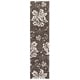 preview thumbnail 78 of 79, SAFAVIEH Florida Shag Hilde Floral 1.2-inch Thick Rug 2'3" x 9' Runner - Smoke/Beige