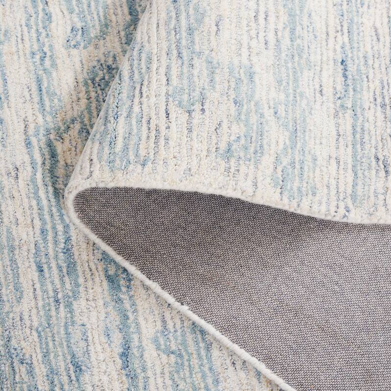 SAFAVIEH Handmade Ebony Anastasiya Modern & Contemporary Wool Rug