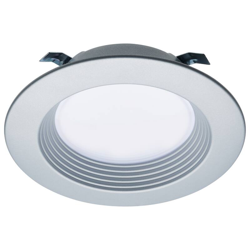 6.7 Watt LED Downlight Retrofit 4 Inch CCT Selectable 120 Volts Brushed Nickel Finish - Brushed Nickel
