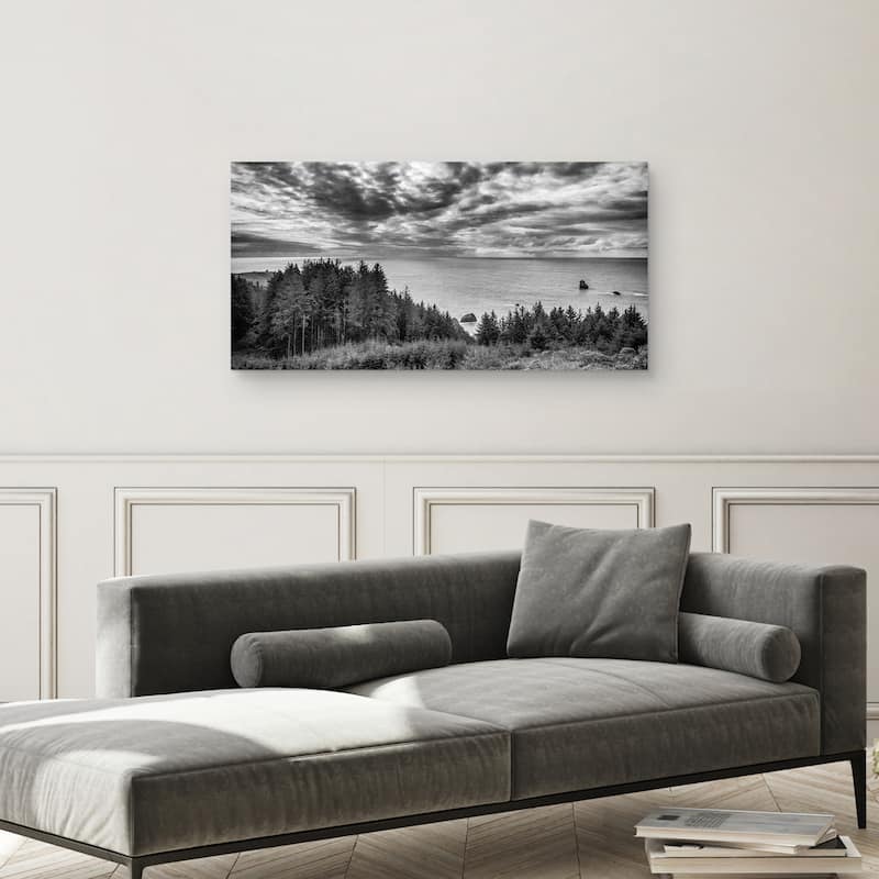 Fifty Shades of Black & White Canvas Art Print