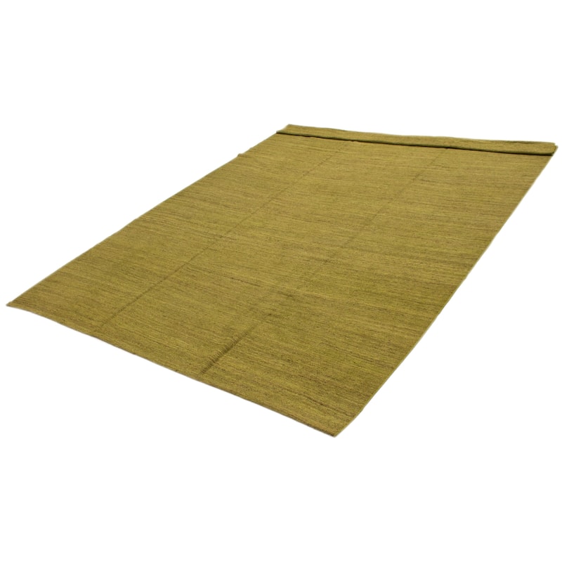 ECARPETGALLERY Flat-Weave Ankara FW Olive Wool Kilim - 8'11 x 12'8