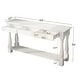 preview thumbnail 5 of 9, Console Table for Entryway with Storage Drawers and Shelf