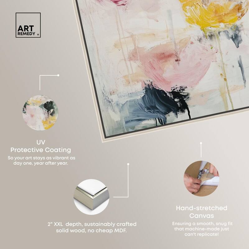 Dripping Colors II Canvas by Art Remedy