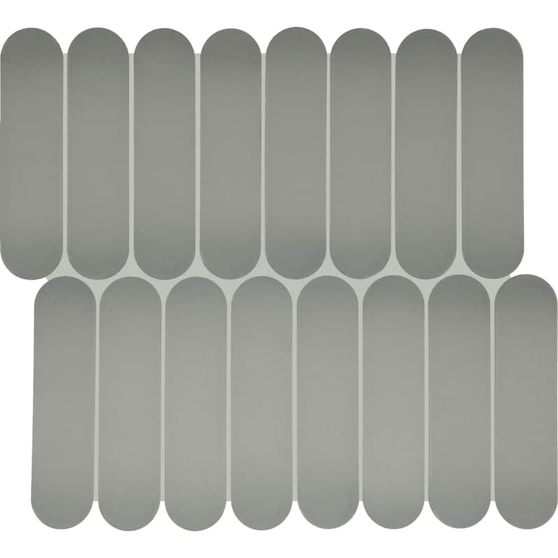 Daltile Artefino Element 1.5 x 6 Capsule Mosaic (10 PC Per Carton) (10.00 SQFT Per Carton) - Grey