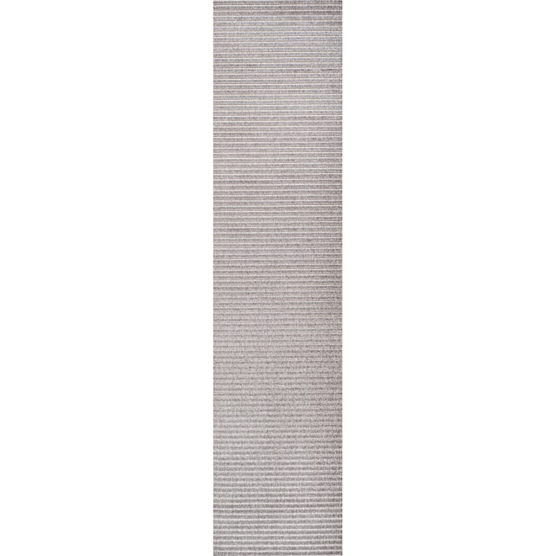 JONATHAN Y Maribo Minimalist Scandi Striped Navy/ivory Area Rug - 2 X 8 - Gray/Ivory