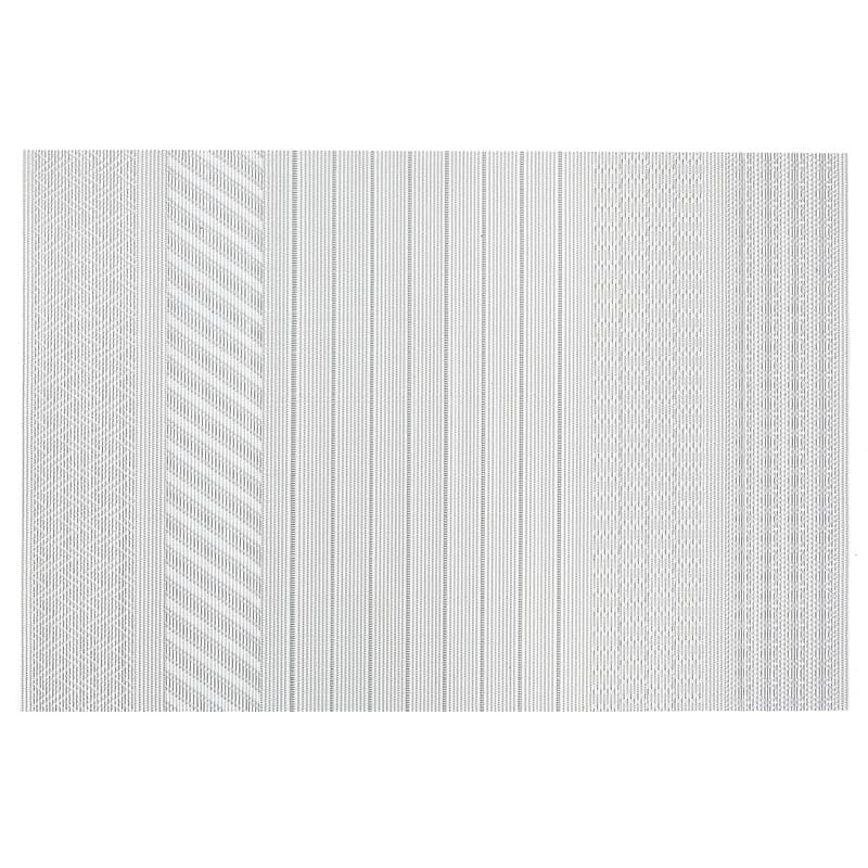 Vinyl Placemat (Regalia) (Silver) - Set of 12