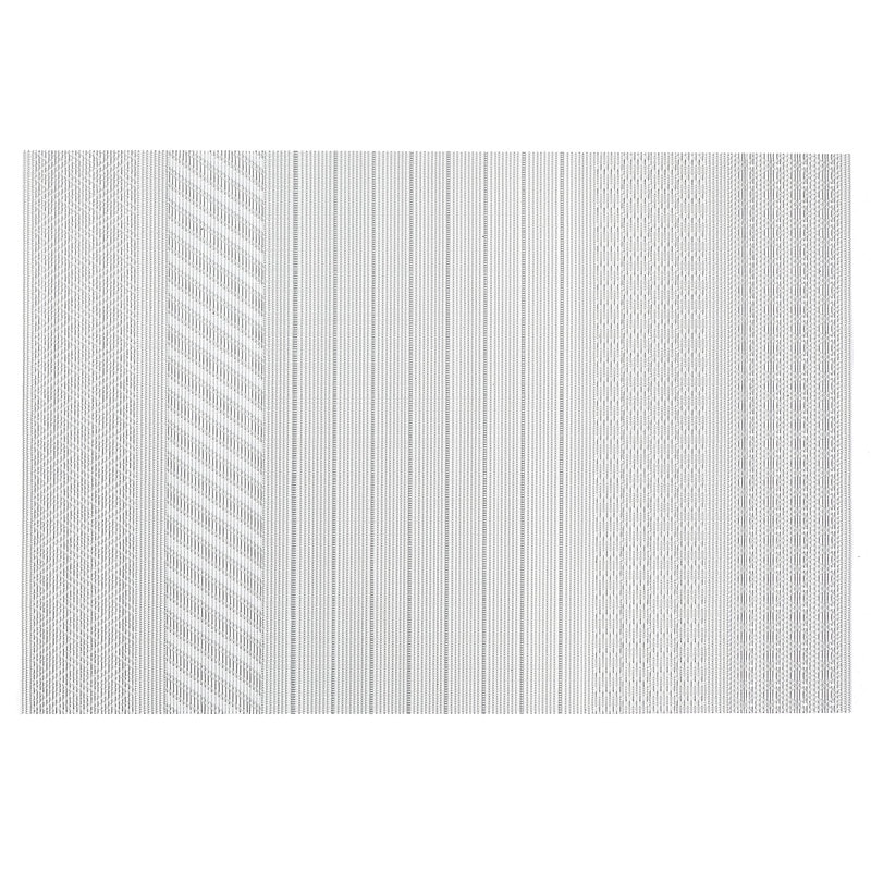Vinyl Placemat (Regalia) (Silver) - Set of 12