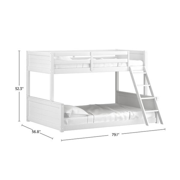 dimension image slide 5 of 7, Living Essentials by Hillsdale Capri Wood Bunk Bed