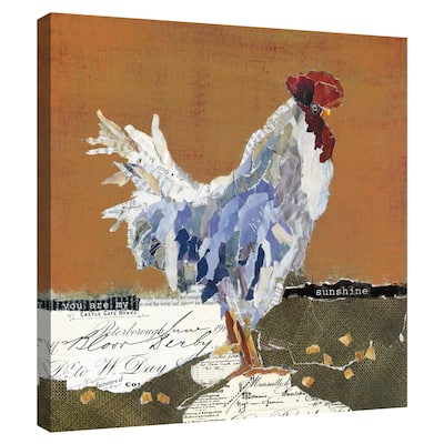 Country Rooster I by Carol Robinson Canvas Art Print