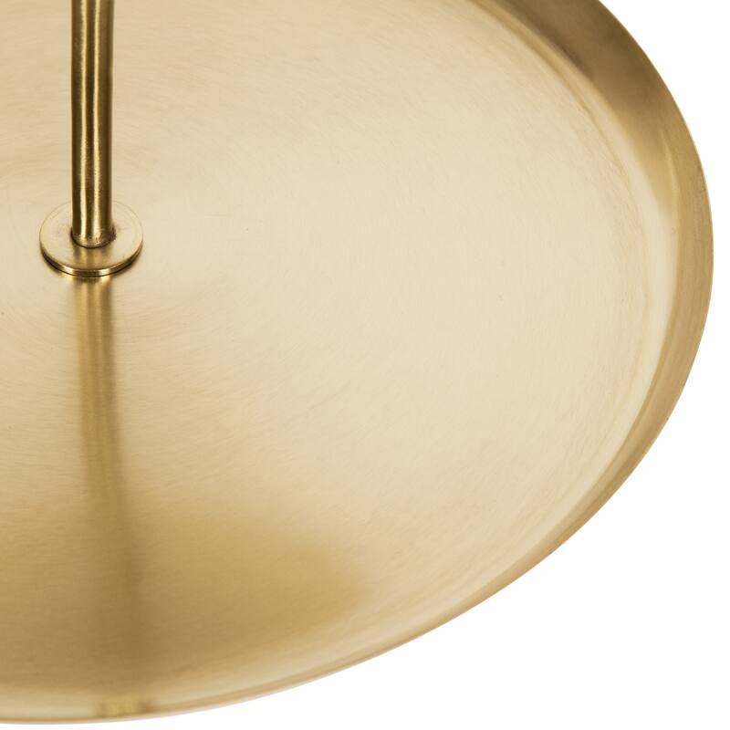 Kate and Laurel Laranya Tiered Round Decorative Tray - 12x12x15