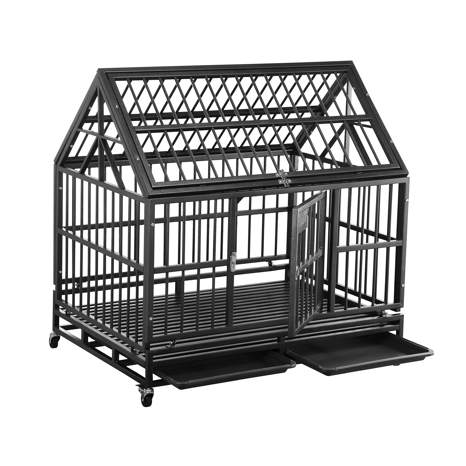 open top dog crate
