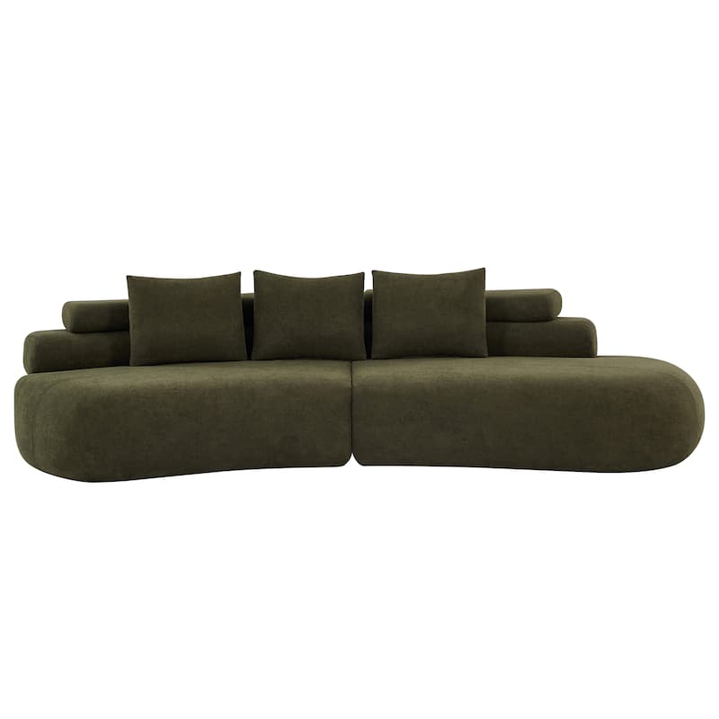 Christopher Knight Home - Compressed Modern Upholstered Modular Sectional Sofa