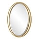 preview thumbnail 5 of 5, Uttermost Rhodes Gold Oval Mirror - 31.88'' H X 24.25'' W X 1'' D