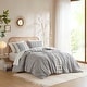 preview thumbnail 1 of 24, INK+IVY Imani Cotton Printed Comforter Set with Chenille Gray - King