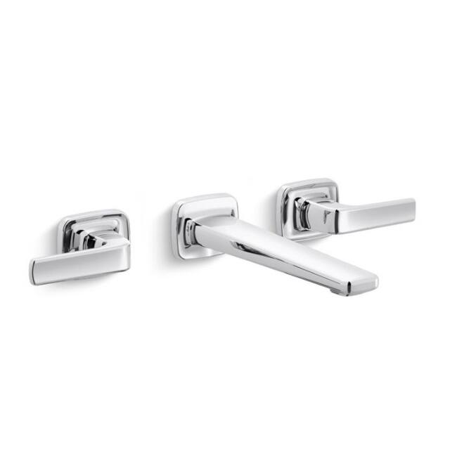 Kallista P24702-LV Per Se 1.2 GPM Wall Mounted Widespread Bathroom - Polished Chrome