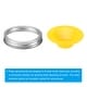 preview thumbnail 3 of 4, Sprouting Lids for Jar, Stainless Steel Wide Mouth Cap Lids Mesh - Yellow - 70x16mm