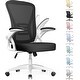 preview thumbnail 1 of 48, Ergonomic Office Mid Back Chair - N/A White/Black