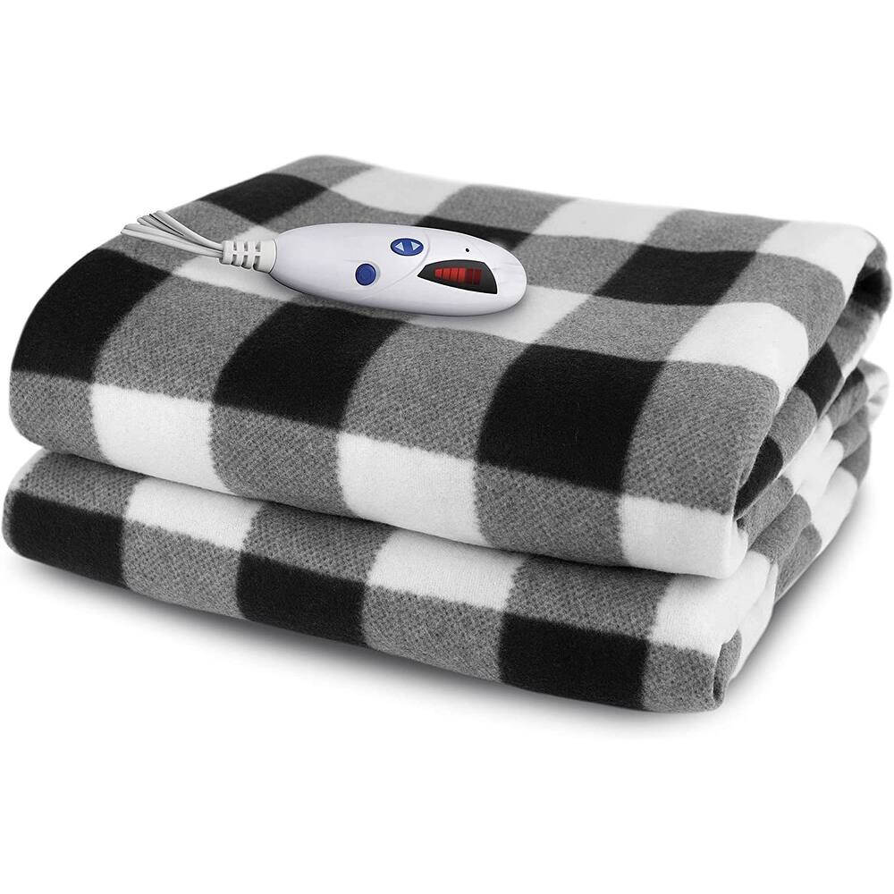 Pure Warmth Microplush Electric Heated Warming Throw Blanket Digital W