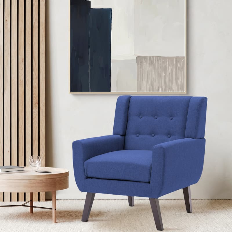 Arm Chair Morden Linen Upholstered Accent Chair Living Room Chair