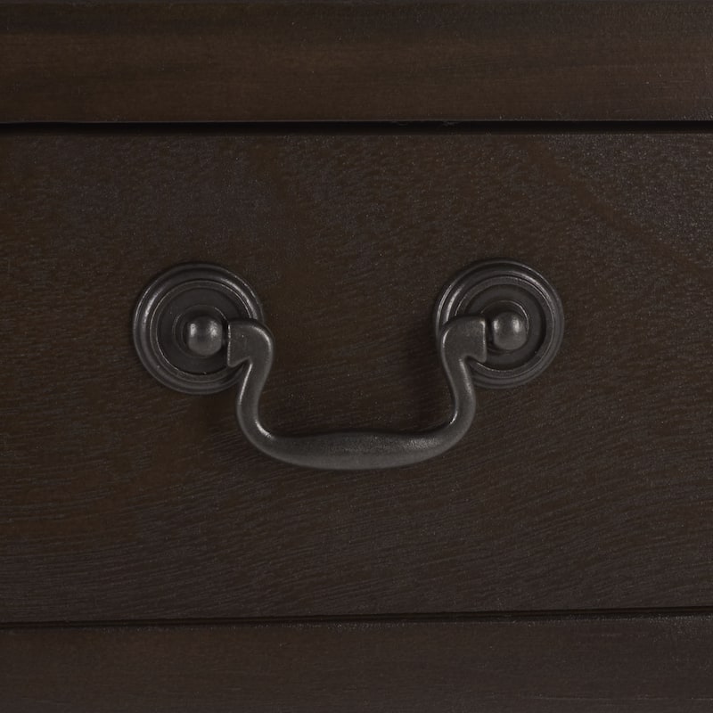 SAFAVIEH Henretta 2-Drawer Console Table - 35.5" W x 13" L x 29.5" H - 35.5" W x 13" L x 29.5" H - 36"W x 13"D x 30"H