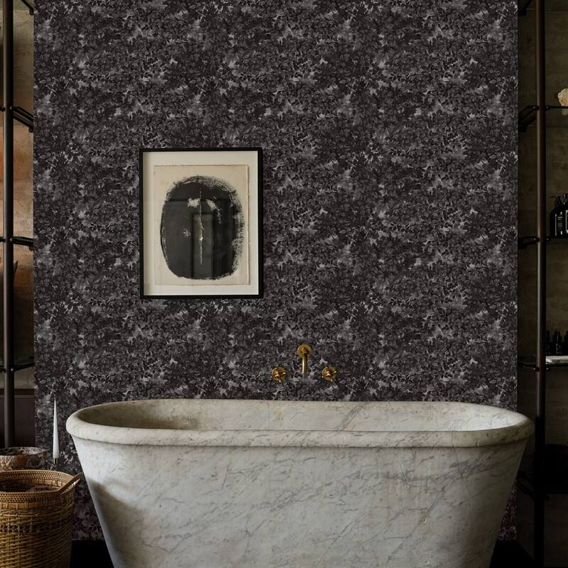 Tempaper Timeless Ticking Peel and Stick Wallpaper by Jeremiah Brent - 28 sq. ft.