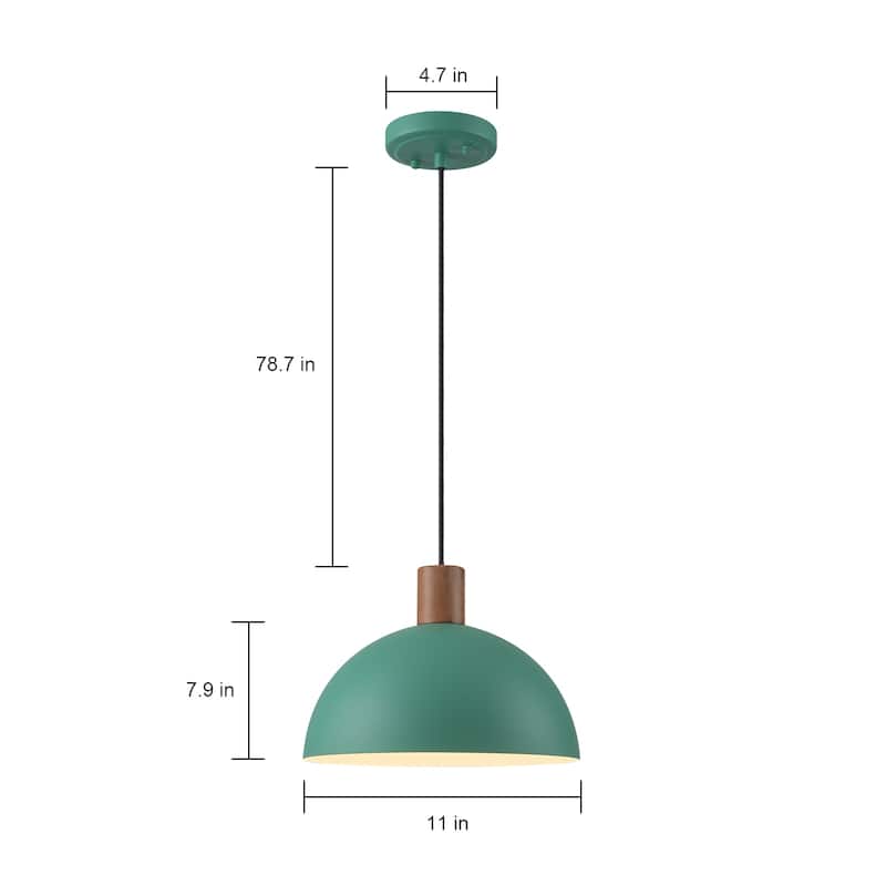 1-Light Industrial Cone Pendant Kitchen Island Lights for Dining Room