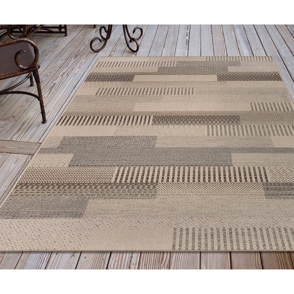 Liora Manne Riviera Bands Indoor/Outdoor Area Rug