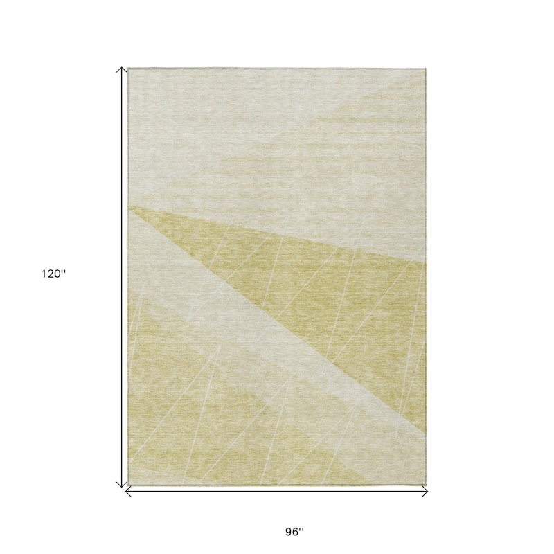 HomeRoots Geometric Transitional Rectangle Outdoor Rug