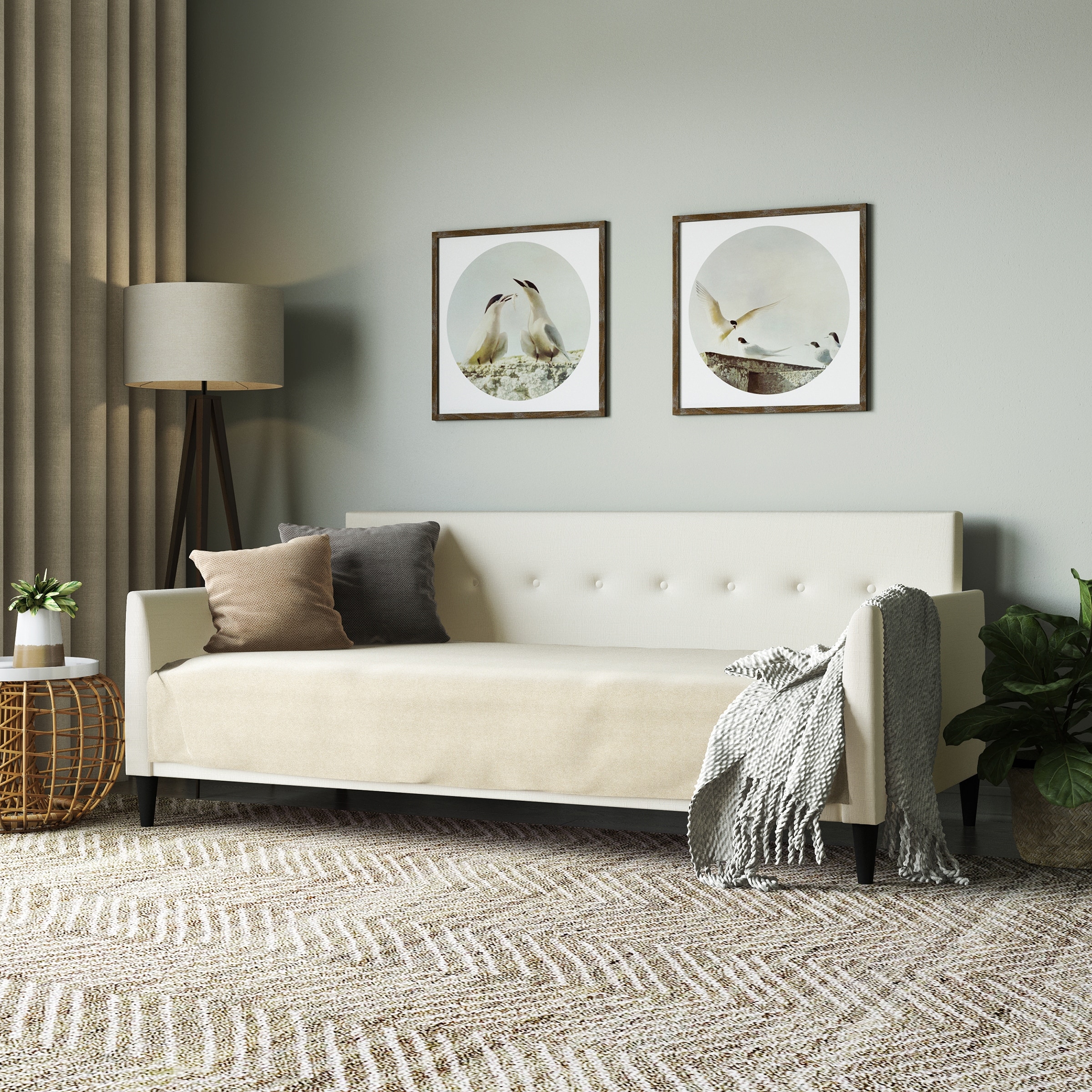 Handy outlet living daybed