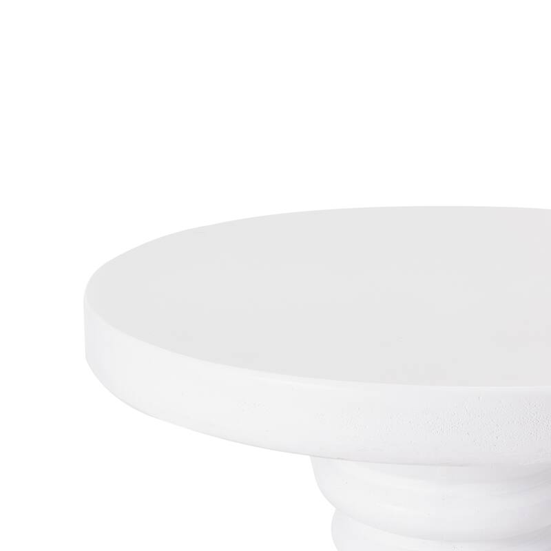 Christopher Knight Home - Modern Handmade MGO Side Table for Indoor & Outdoor Use - 20 Inch - 20"