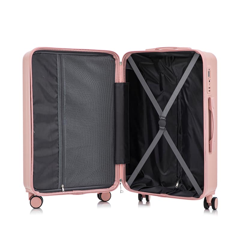Luggage Sets 3 Piece ABS Hardside Lightweight Suitcase with 4 Universal Wheels TSA Lock Carry On Luggage