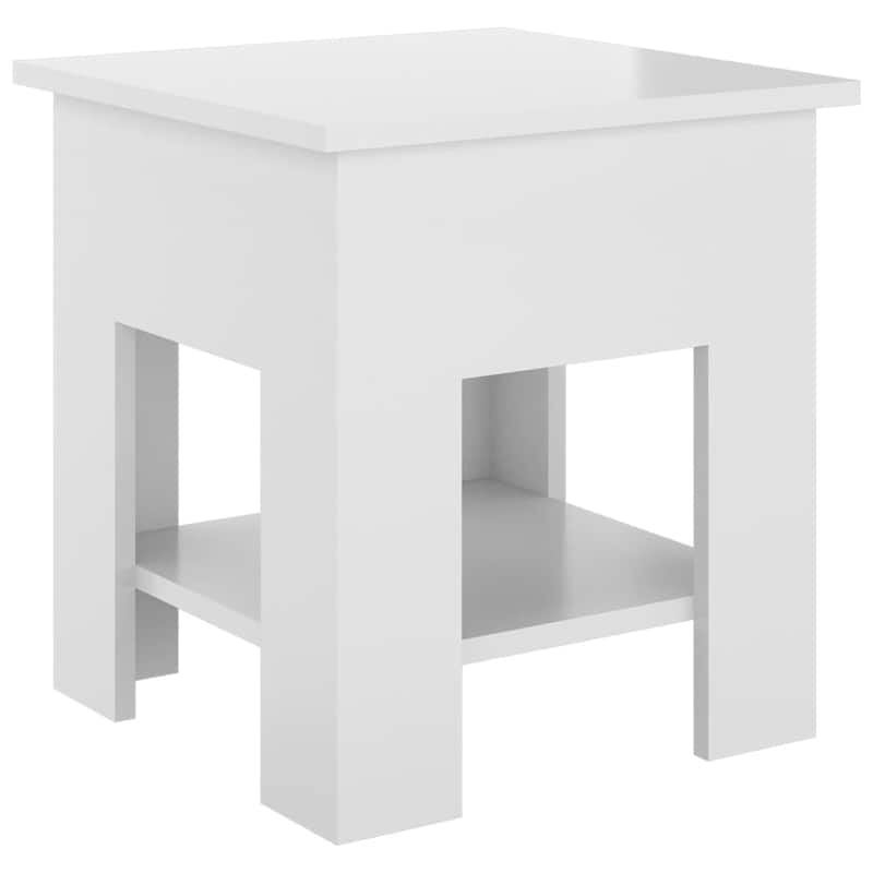 vidaXL Coffee Table End Table Sofa Table Living Room Furniture Engineered Wood - 15.7" x 15.7" x 16.5"
