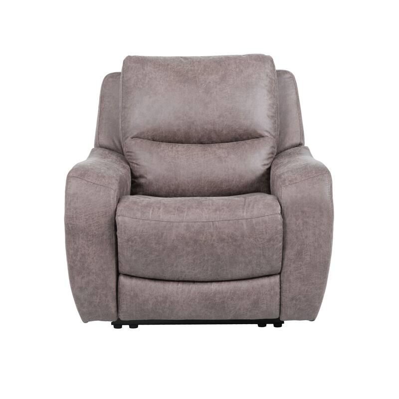 Furniture of America Evelio Modern 3-Piece Oversized Power Recline Sofa Set with USB Ports