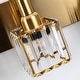 preview thumbnail 103 of 182, 2/3/4-Light Modern Bathroom Crystal Vanity Light Wall Sconces
